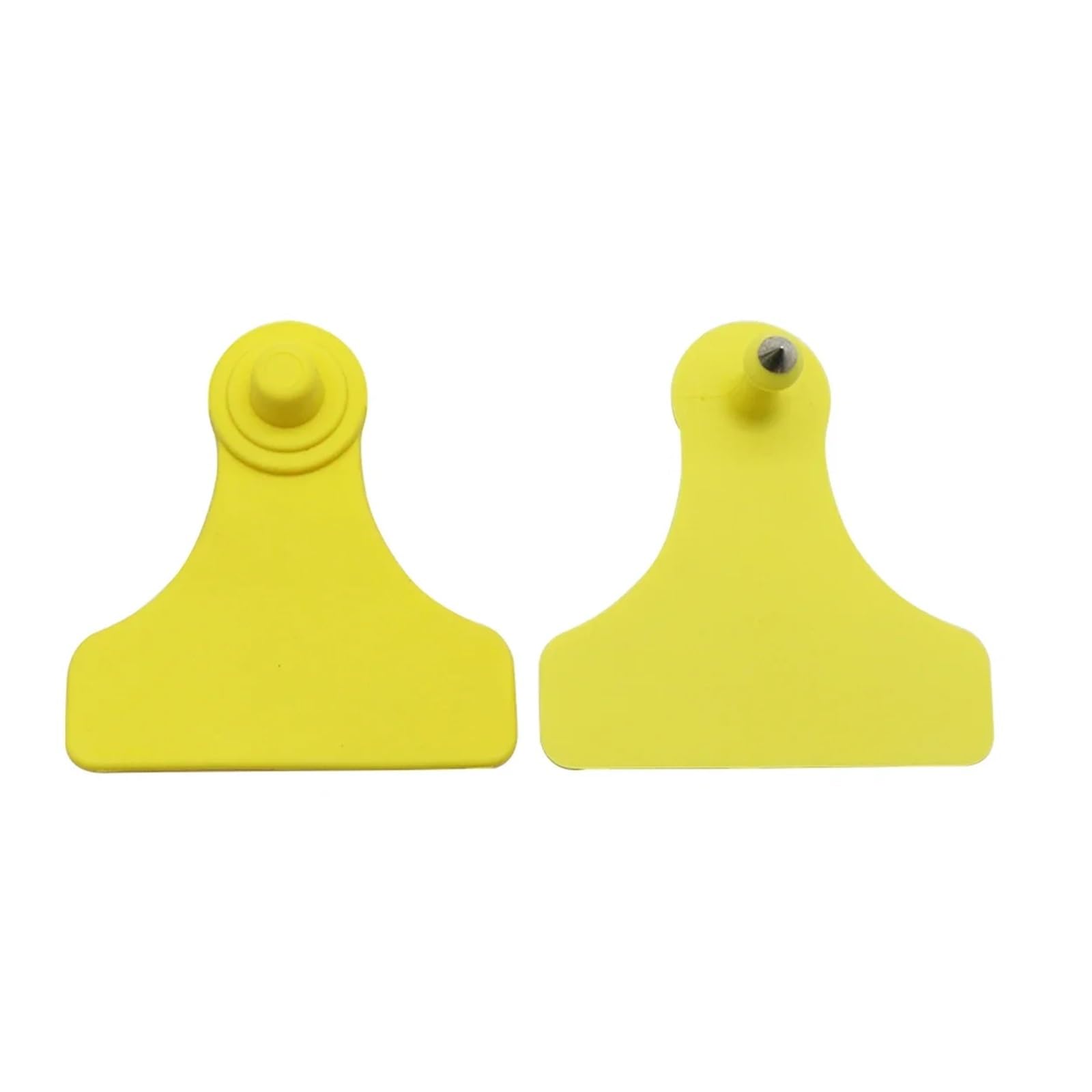 50/100 set 60 x 58 mm maiale scrofa bestiame TPU orecchio piastra senza parole double face marcatore vuoto etichetta numero personalizzato fattoria identificazione animali (100 sets)
