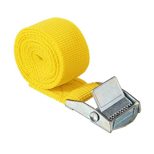HLWJ 4PCS/Car Pull Rope Lashing Strap Duffel Bag Cargo Lashing Strap (Color : Yellow)