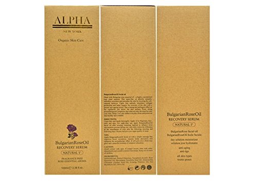 Miniatura 2 de Suero de recuperación de aceite de rosa búlgaro Cuidado orgánico de la piel por Alpha New York 3.4 fl oz33.8oz
