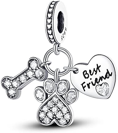 MULA 925 Sterling Silver Charms for Bracelets Handbag Dangle Pendants Beads Cute Cat Turtle Charms Jewelry Gift for Women