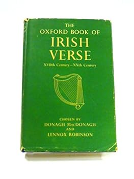 Hardcover The New Oxford Book of Irish Verse Book
