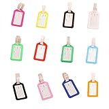 ✾⇘Zur einfachen Montage und Demontage des ID-Route-Tags lässt sich der Kunststoffring zusammenbauen, er ist fest mit Ihrer Schultasche verbunden und fällt nicht leicht herunter.