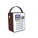 Produktbild C- Digitales Bluetooth-FM-Radio Multifunktions-MP3-Player Hölzerner Radiowecker Tragbarer Retro-Bluetooth-Lautsprecher USB/TF