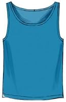 Vista 6 de McCall Pattern Company M6973 Camisetas sin mangas para hombre, camisetas y pantalones cortos, talla XN "XLG-XXL-XXXL