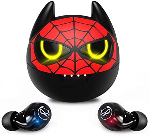 Kids Wireless Earbuds,Bluetooth 5.0 in Ear Headphones with Dual Mic Cute Panda Design HiFi Stereo Lightweight Earphones for Girls Earphones with Mini Portable Charging Case for Children'S Day Gift