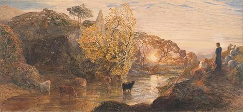 Impresión de imagen de la Abadía de Tintern, lienzo de alta fidelidad con arte clásico de 60x90cm