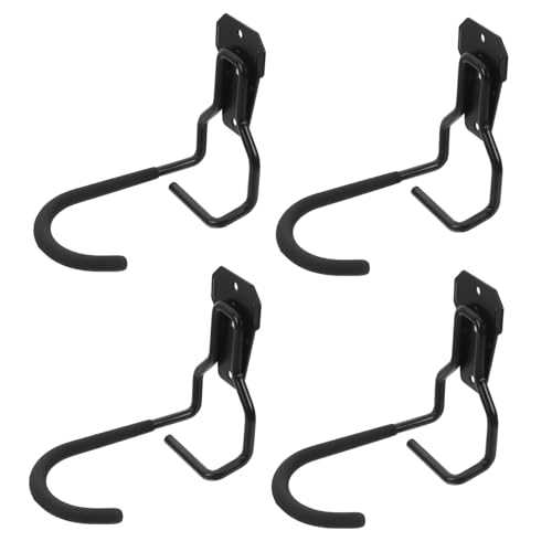 OSALADI 4pcs Garage Wall Hook Sturdy Bicycle Hangers Space Saving Tool Storage Rack for Garden Equipment Compact Wall Mounted Organizer for Bikes and Garage Tools