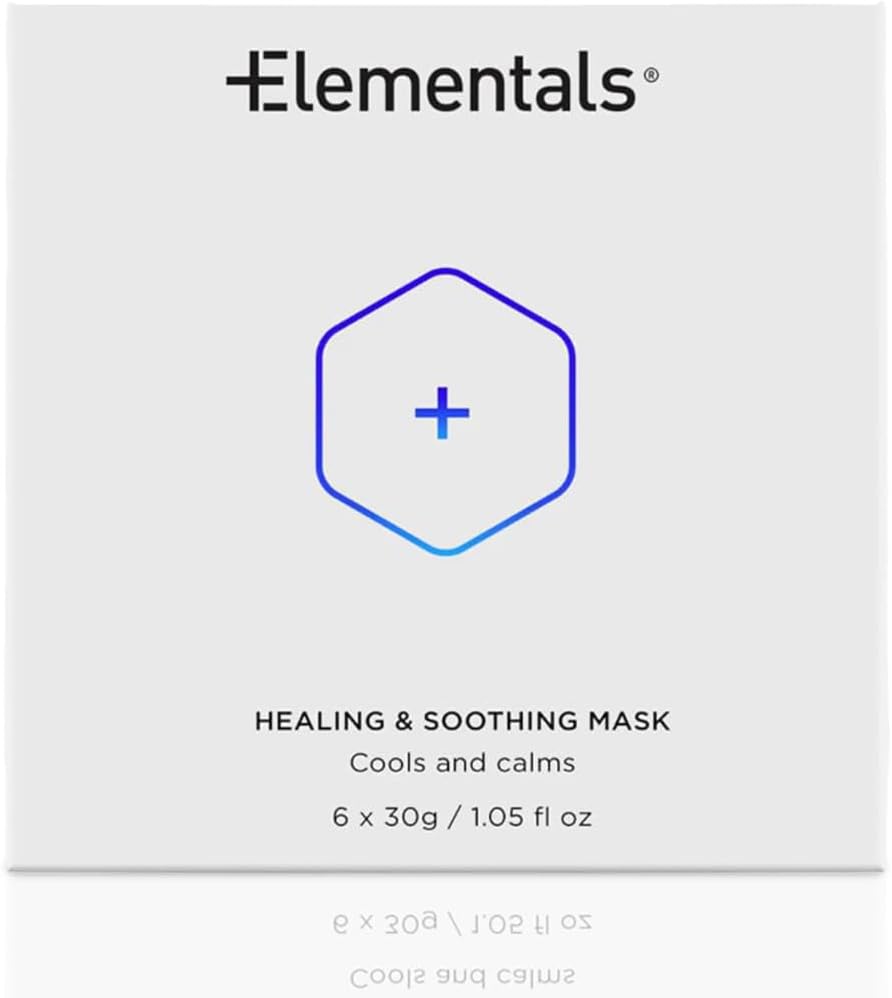 SKIN MODERNE++ Healing & Soothing Sheet Face Masks – Moisturizing & Hydrating – with Plant Extracts & Hyaluronic Acid – for More Radiant Skin – Vegan & Plant-Based Skincare – 6-Pack