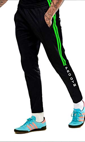 Image of JUST CARE Men's Regular Fit Polyester Track Pants (02 Black