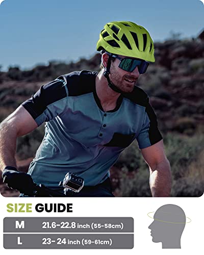 Outdoormaster Mips Adult Recreational Cycling Helmet - Speed Yellow,M #TOP5