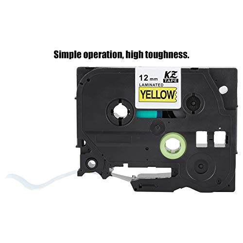 Fita, fita adesiva, 6 cores para Brother P-Touch 12 mm(Tze-631)