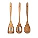 MasterPro | Set di Utensili per Cucina | 3 Cucchiai di Legno | Prodotti in Legno di Acacia | Adatti per Lavastoviglie | Facile da Pulire e Conservare