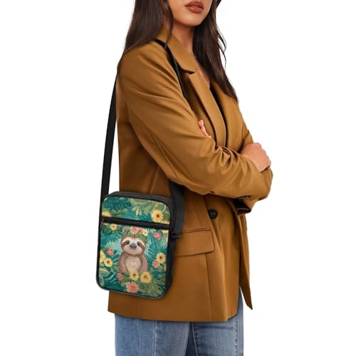 Medium Crossbody Messenger Bags Lightweight Sling Bags for Women Trendy with Adjustable Strap Pockets Zipper4