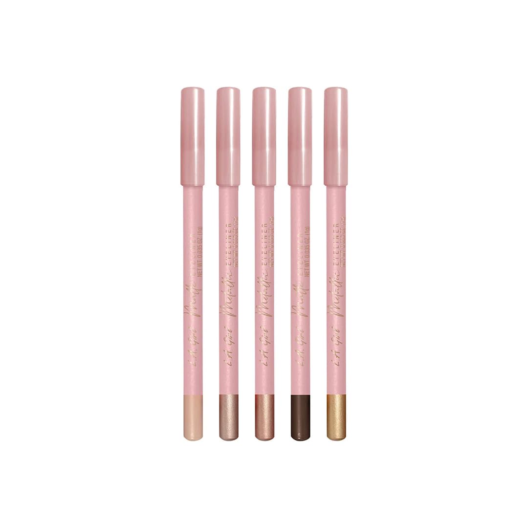 L.A. Girl- 5pc Eyeliner Set -Enchanting Liners | High impact color | Creamy soft application | Easy to sharpen | 5gm