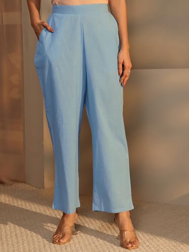 Image of Libas Art Embroidered Silk Blend Straight Kurta With Trousers and Dupatta | ethnic wear | bridal suit | wedding dress | occasion wear