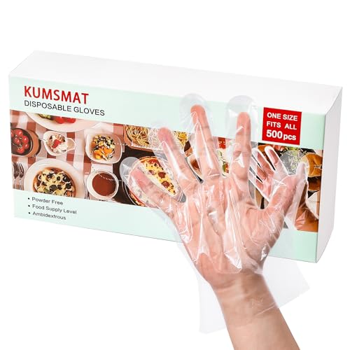 KUMSMAT Disposable Gloves Food Handling and Prep