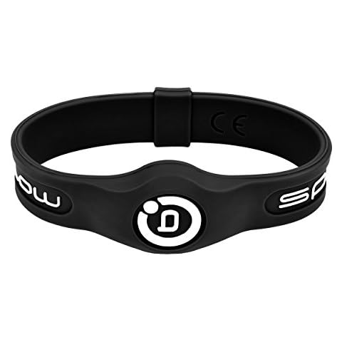 Sport Wristband Black/White, L (20.5 cm) Cover