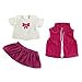 Tiuimk Puppenkleidung-Set, 3-teilig, für 45,7 cm große American Girl Our Generation Puppe