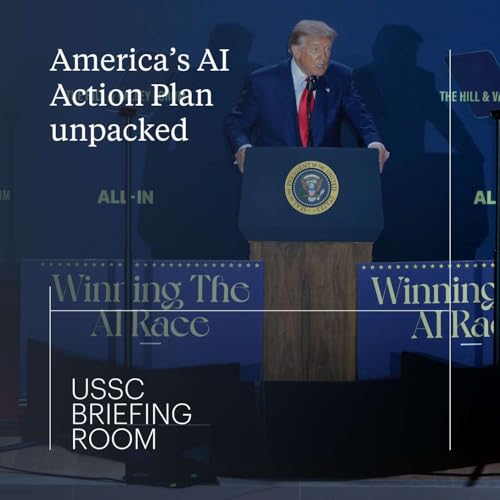 Page de couverture de America’s AI Action Plan unpacked