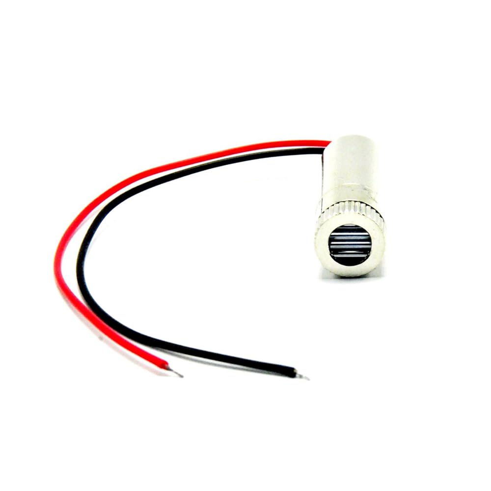 3in1 Dot/Line/Cross 650nm 200mW Red Laser Diode Module 5V w 12mm Heatsink/Holder