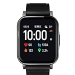 Relógio SmartWatch Haylou LS02 (Versão Global), À Prova D'água (IP68), c/ Bluetooth 5.0, Full Touch, Sensor de Batimentos Cardíacos e até 20 dias de bateria + Película. Já no Brasil, com ! 14 41Wifhm6EXL