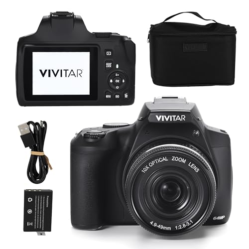 Image of 4K Digital Camera with 64 MP, 70x Optical Zoom, 3.0 inch LCD Display, LED Flash, Auto Focus, Macro Mode, 4K Video Recording, Memory Included, Photography and Vlog Camera