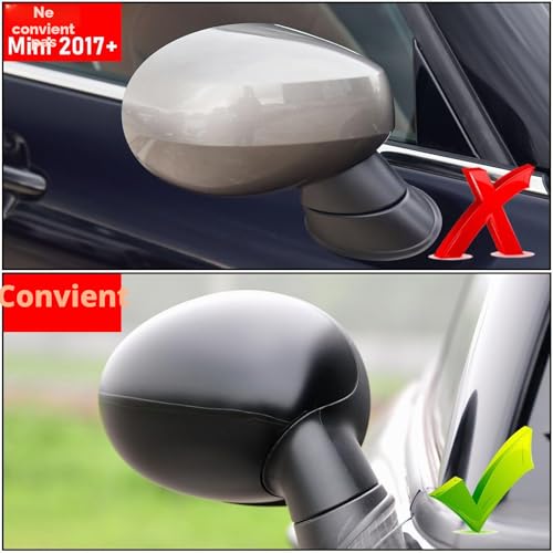 Coque de rétroviseur Mini R56 réparer boîtier rayé miroir manuel pack de 2 pièces