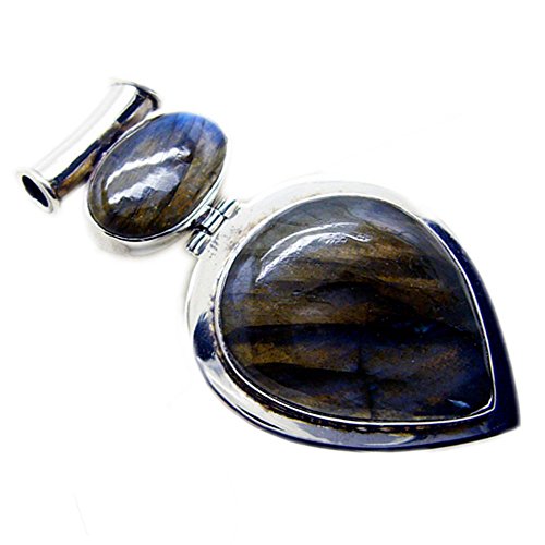 Collier labradorite véritable en argent sterling 925 à offrir pour elle