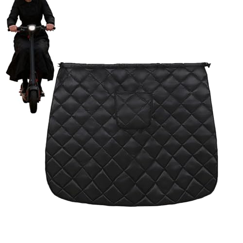 Funda para piernas para scooter | Manta delantal impermeable – Cubrepiernas moto cortavientos con forro de felpa | Para mujeres que conducen scooters en invierno al aire libre con protección