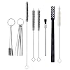 19 Stuks Spuitgereedschap Reinigingsset Complete Spuitpistool Reinigingsset Draagbare Airbrush Nozzle Onderdelen Gereedschap Hardware Accessoires