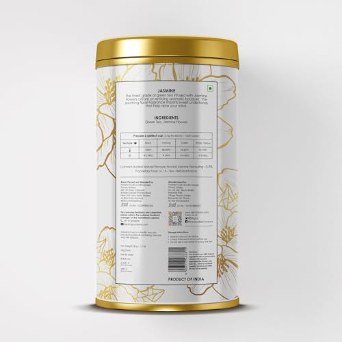 Image of TGL Co.Jasmine Green Tea Infusion (50G Tin Can)|Rich in Anti Oxidant | Refreshing | No Artificial flavor | Improve Digestion