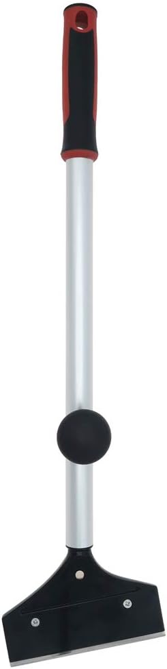 Chef-Master Handle Deluxe Griddle Scraper, Large, Black