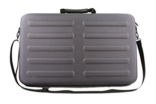Casematix Dj Controller Travel Case Compatible With Hercules Inpulse 500 - Hard Shell Dj Mixer Carrying Case With Shoulder Strap & Impact-Absorbing Foam For Audio Controllers And Audio Equipment #TOP6