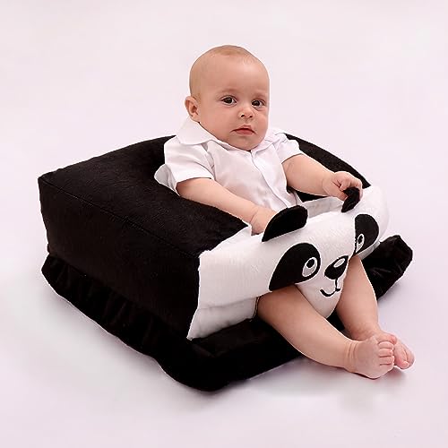 Assento De Bebe Sentar Apoio Sofazinho Cadeirinha Conforto (Panda)