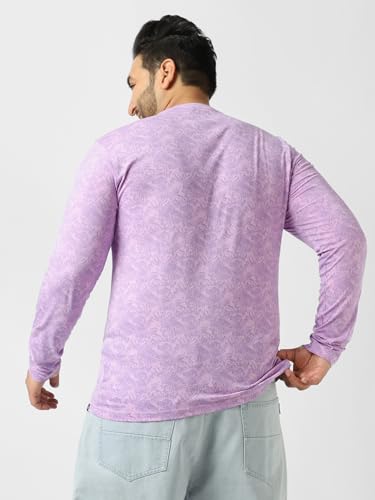 Image of Urbano Plus Men's Printed Full Sleeve Regular Fit Cotton T-Shirt