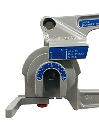 Imperial Tool 370FH Triple Head 180 Degree Tube Bender, 3/16”, 1/4”, 3/8”, and 1/2”