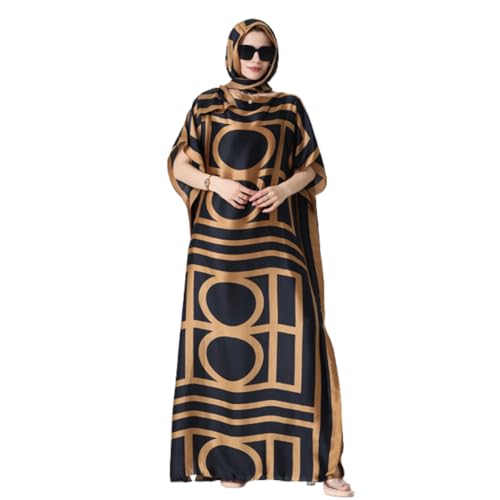 Premium Luxury 100% Silk Asian Royal Patterned Fashion Shawl Wraps For Women Sheer Lightweight Soft Comfortable Extra Scarf (Champagne Black Asian Silk Shawl)