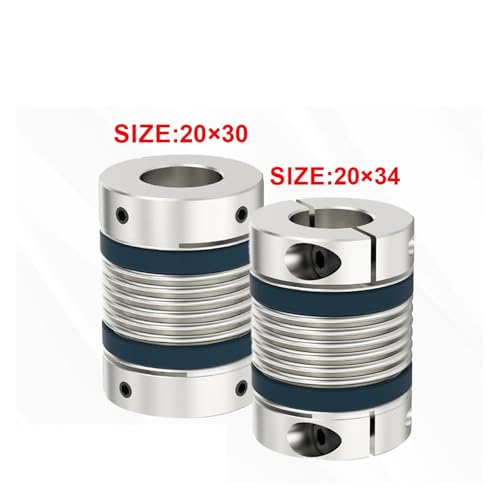 Accouplement d'arbre moteur flexible CNC soufflet aluminium joint universel cardan