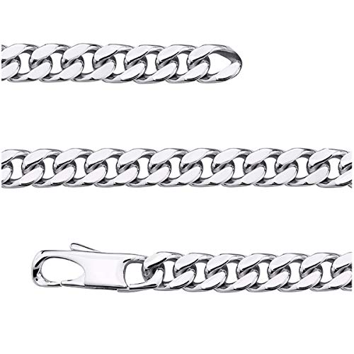 Preisvergleich Produktbild Altesse [Q1114 - Silberkette 'Maille Gourmette' - 50 cm 7 mm (rhodiniert).