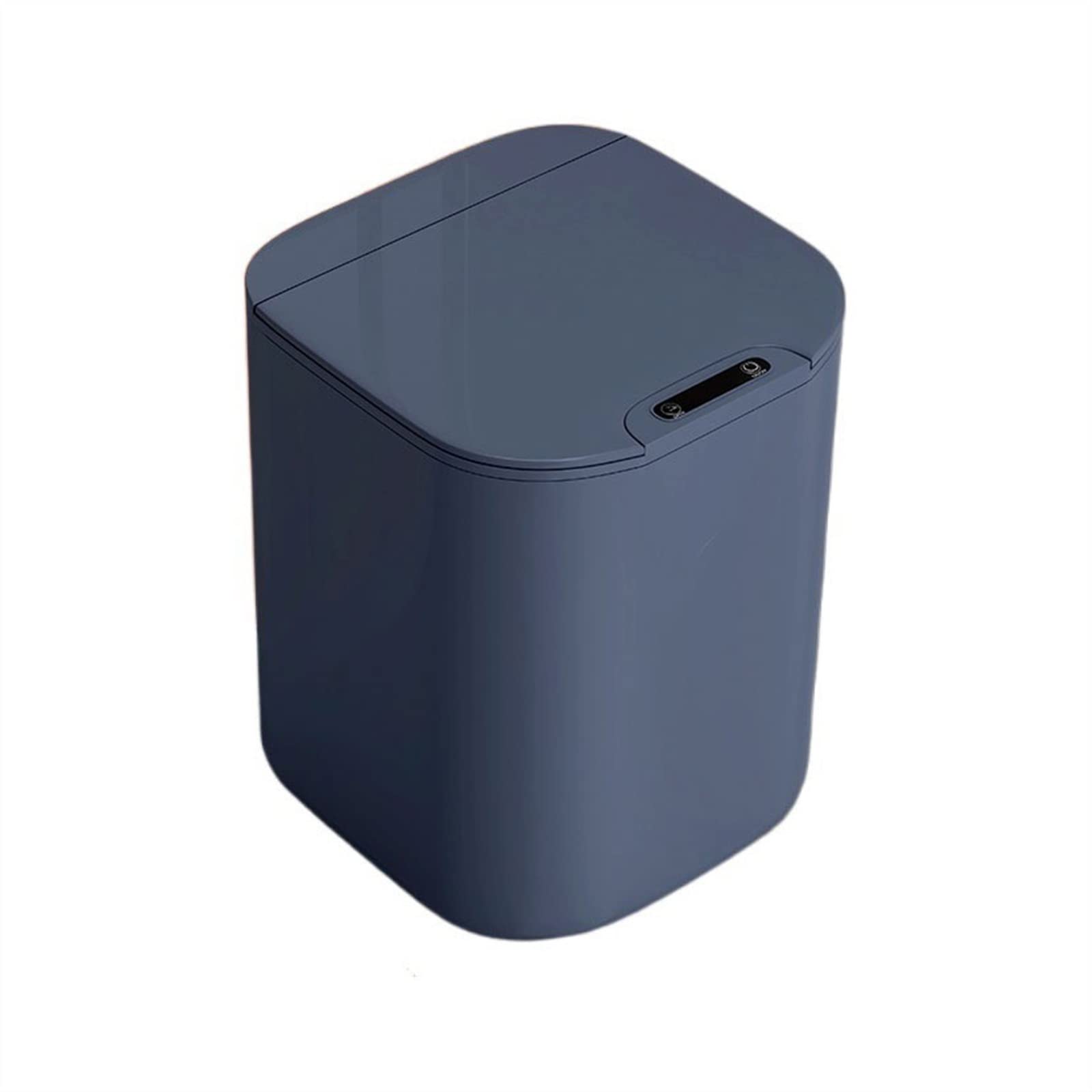 LUCBEI papeleras Papelera de inducción automática de Gran Capacidad de 16L, Papelera Inteligente Grande for el hogar, Cesta de Papel higiénico con Tapa Bote de Basura Cocina (Color : Blue)