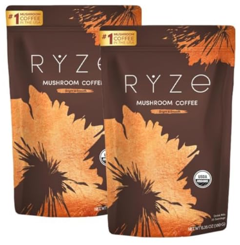 RYZE SUPERFOODS Mushroom Medium Roast Coffee Starter...