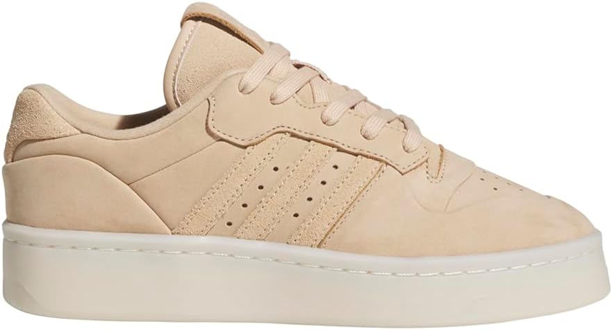 adidas Womens Rivalry Low Lux Sneakers Shoes Casual - Beige