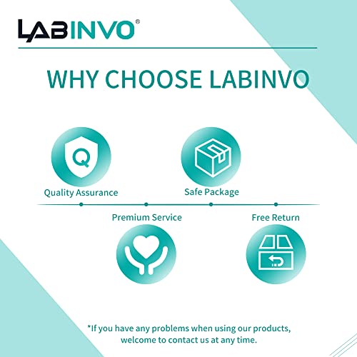 Labinvo 250Ml Glass Erlenmeyer Flask, Narrow Mouth Graduated Conical Flask With Marking Spot, 6Pcs Of 3.3 Borosilicate Glass Flask Set, In-Efn250 #TOP7