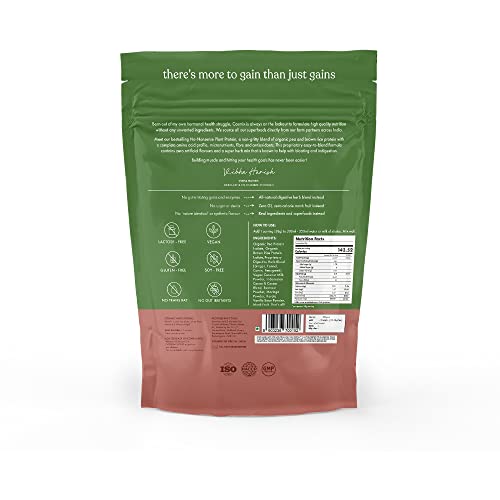 Image of COSMIX - No Nonsense Plant Protein | Organic Pea & Brown Rice Isolate | 24g Protein /Serving | Easy To Digest | All Essential Amino Acids | No Preservatives | Vegan | Cocoa Beet - 500g