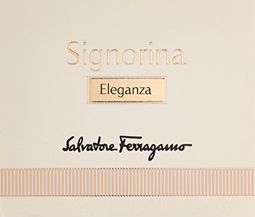 Salvatore Ferragamo Signorina Eleganza Eau de Parfum Spray, 3.4 Fluid Ounce