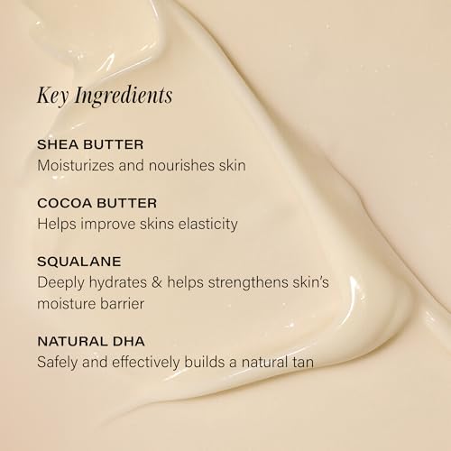  lux unfiltered n32 gradual self tanner hydrating self tanning lotion with shea butter amp squalane - non-sticky no transfer natural-looking tan - vegan amp cruelty-free sunless tanner - santal