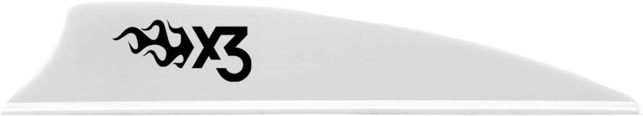 Bohning X3 Vane, 2.25", White, 36pk