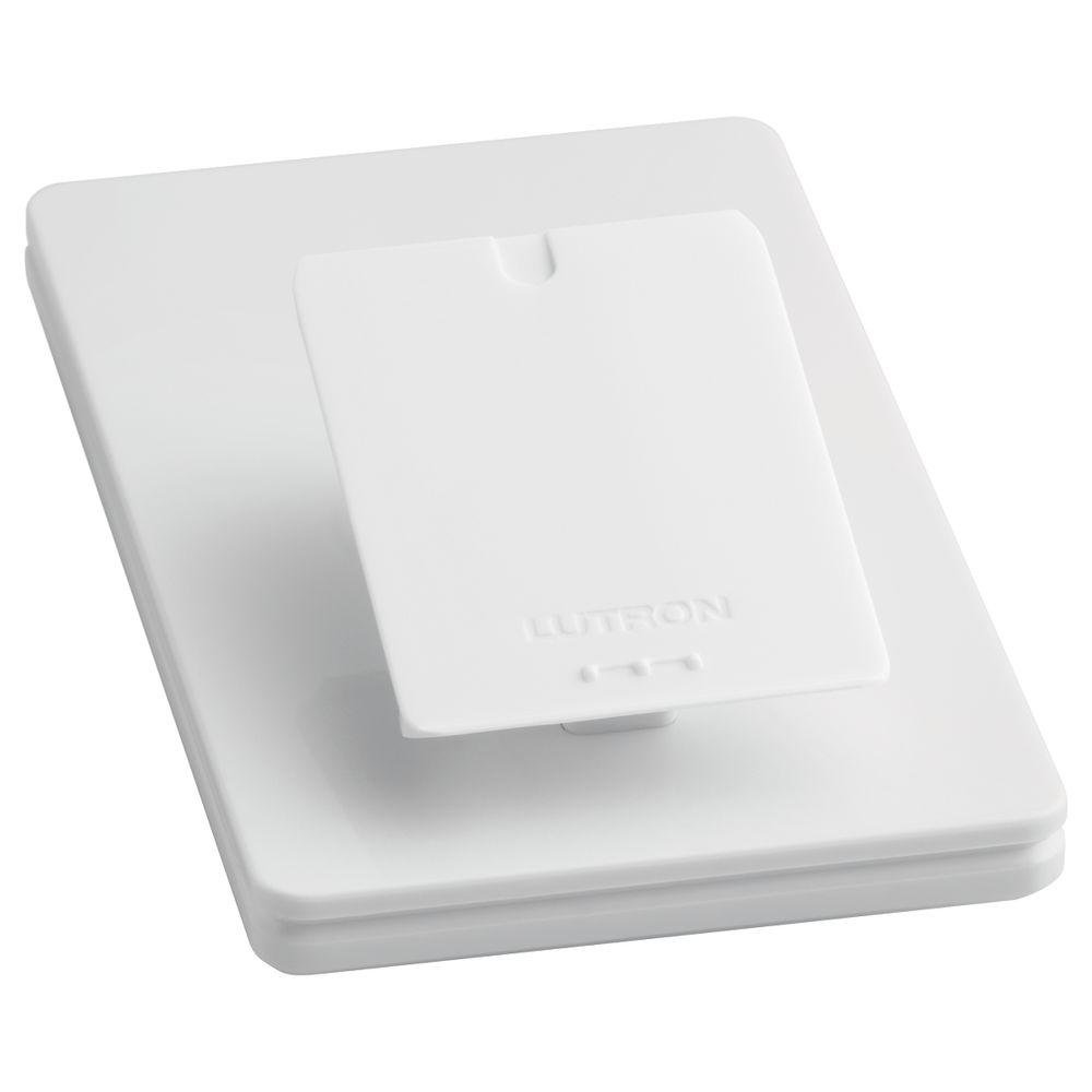 Lutron Caseta Smart Lighting Triple Pedestal for Pico Remotes, L-PED3-WH, White