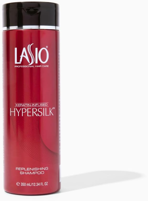 Lasio - Keratin-Infused HYPERSILK Replenishing Keratin Shampoo - 12.34 Fl. Oz - Repair, Restore & Redefine Hair Care Products - Shampoo Sulfate Free