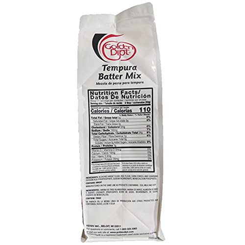 Golden Dipt Tempura Batter Mix | 5 Pound Bag